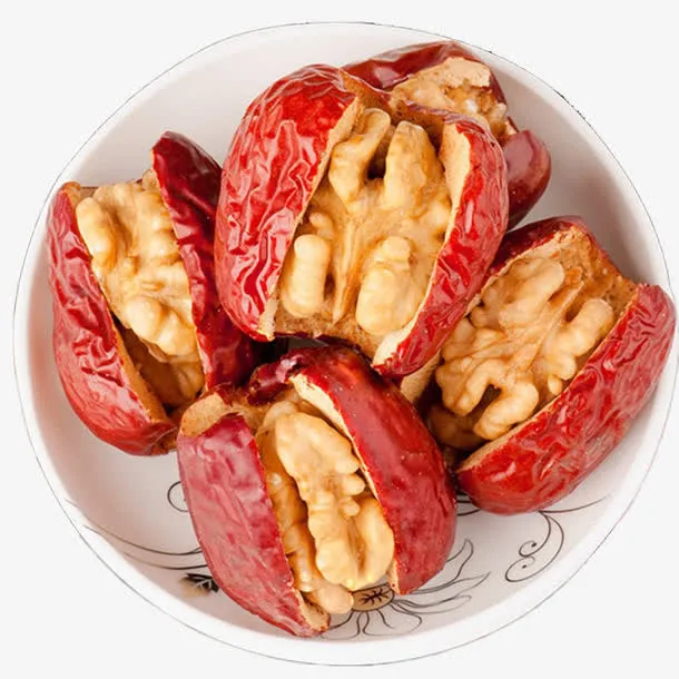 红枣夹核桃仁免抠