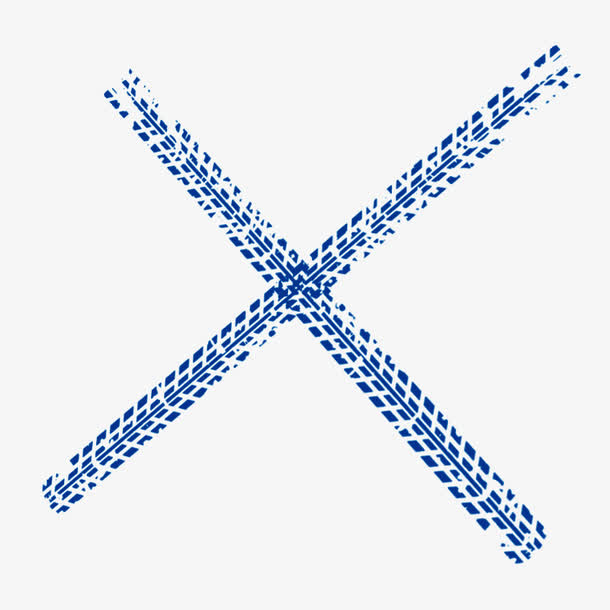 蓝色轮胎印免抠免抠