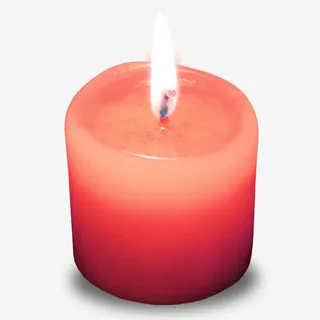 圣诞装饰用蜡烛免抠