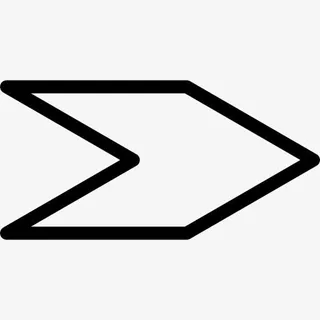 右箭头的轮廓图标免抠