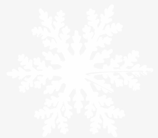 透明雪花素材免抠