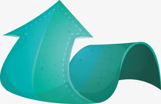 创意矢量散热箭头素材免抠