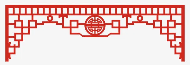 中国风线框免抠