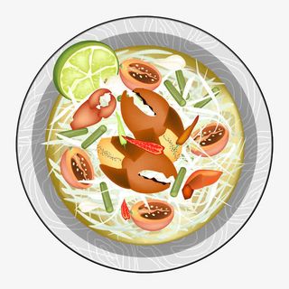 西红柿龙虾汤免抠