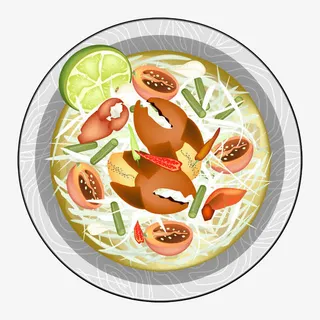 西红柿龙虾汤免抠