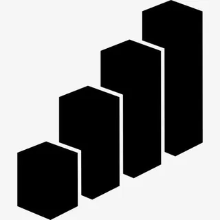 三维柱的图形图标免抠