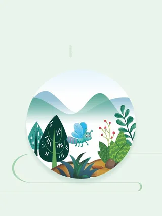 二十小四节气惊蛰海报cdr背景模板高清