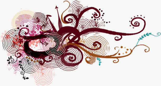花纹图案设计抽象免抠