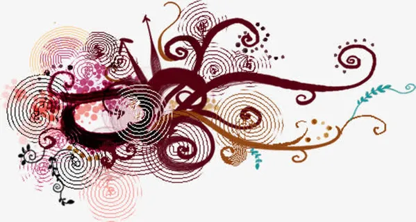 花纹图案设计抽象免抠