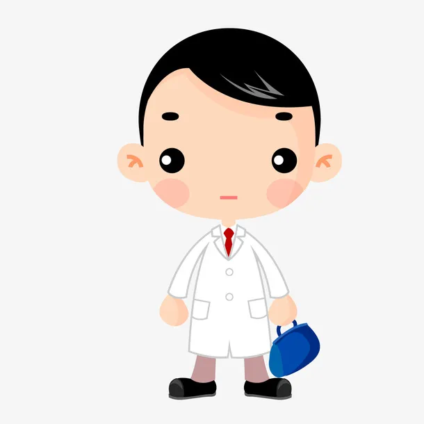卡通医护人员男子矢量图免抠