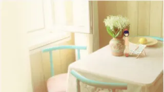 家庭桌椅家居靠窗卡通小人免抠