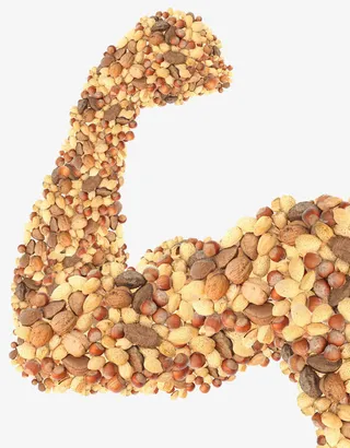 坚果抽象手臂免抠