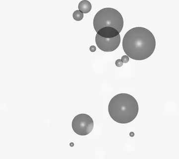 黑色漂浮光圈免抠