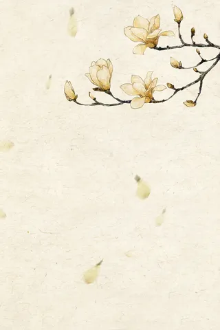 简约中国风古典工笔画海报高清