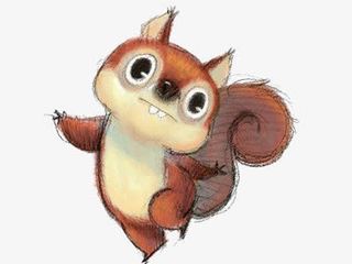卡通松鼠免抠