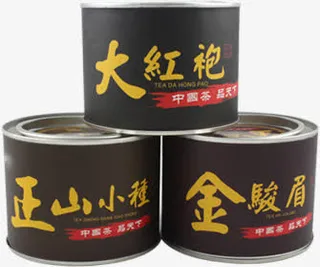 春天棕色茶叶包装免抠