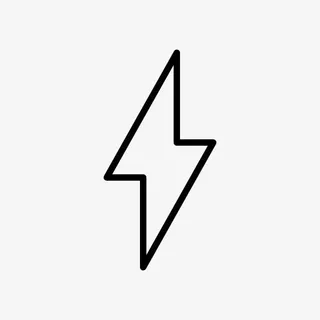 闪电标志图标免抠