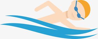 体育运动游泳运动免抠