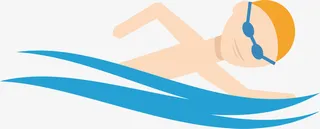 体育运动游泳运动免抠