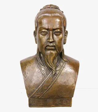 药王孙思邈铜像免抠