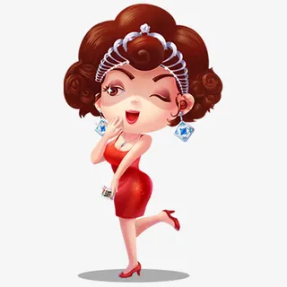 卡通欢乐斗地主形象设计免抠