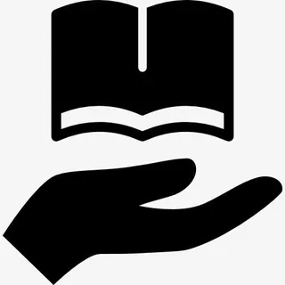 手上拿着一本书图标免抠