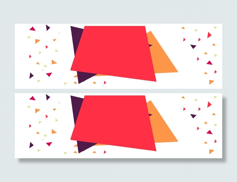 sale几何背景banner高清