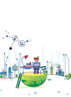 商务卡通背景高清