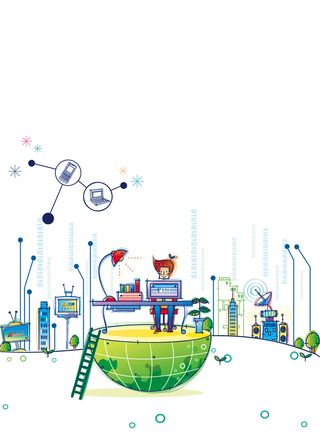 商务卡通背景高清