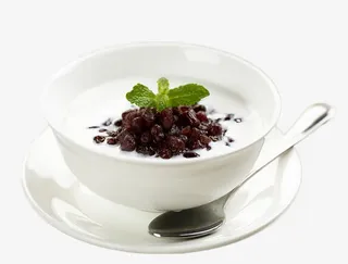 葡萄干双皮奶素材图片免抠