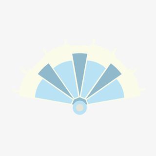 和风扇子免抠