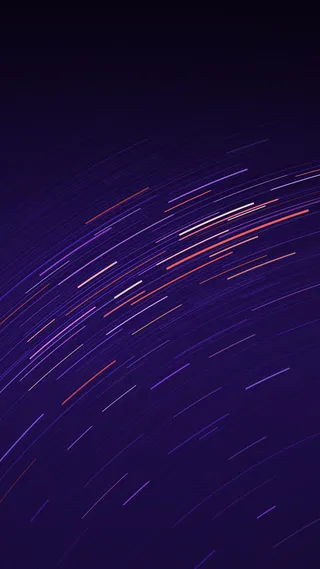 纯色背景不规则圆形线条