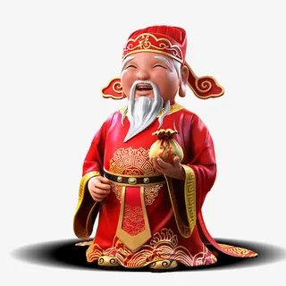 慈祥的财神爷免抠