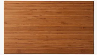 一块黄色的木质案板免抠