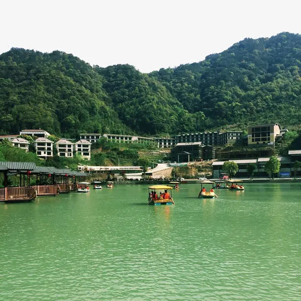 绿色旅游美景免抠