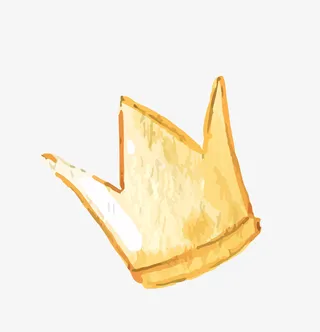 手绘王冠矢量图下载免抠