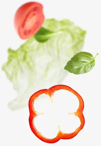 绿色叶子西红柿菜叶蔬菜免抠
