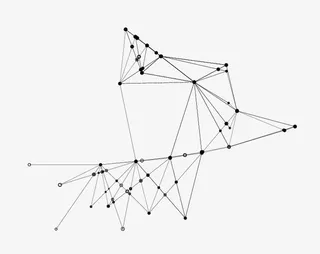 圆点直线装饰免抠漂浮几何图元素