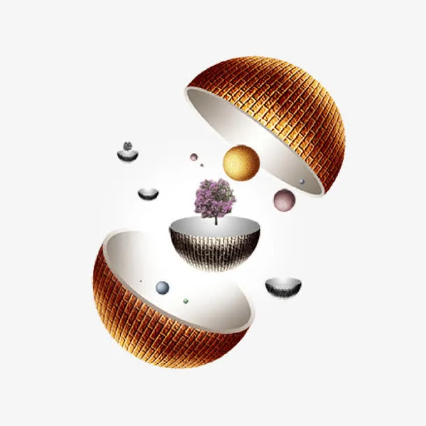 科技博物馆宣传海报免抠