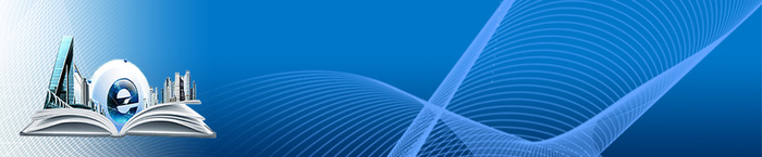 互联网教育金融企业蓝色海报banner高清