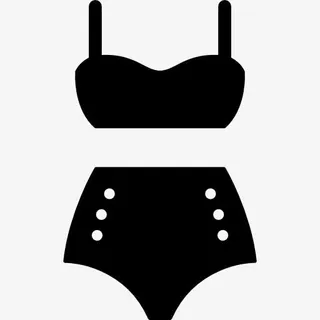 老式的比基尼图标免抠