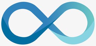 淡蓝色迷你风格无限循环免抠