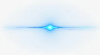 蓝色镜光辉光晕效果免抠