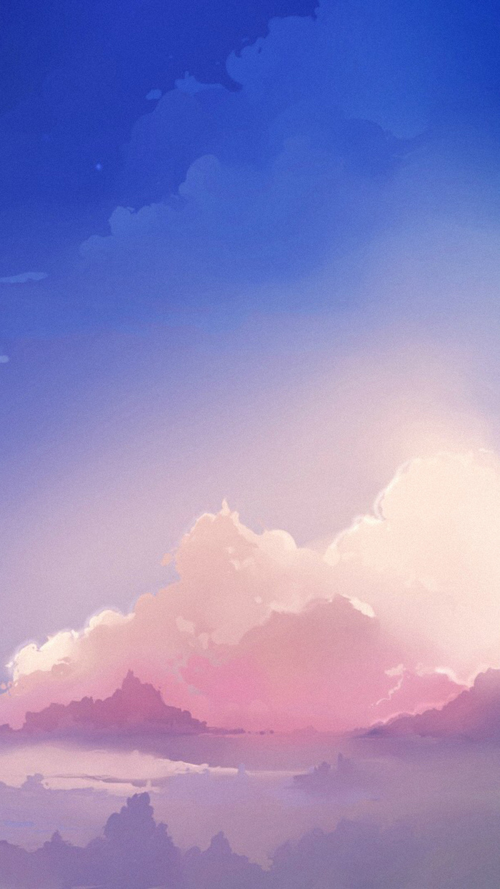 彩色天空H5背景高清