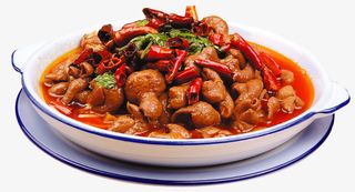 香辣肥肠爆炒红烧肥肠免抠