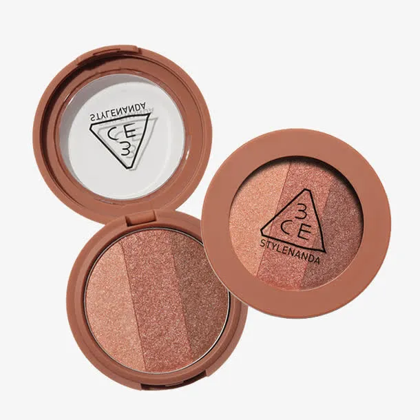 咖啡色眼影盒免抠