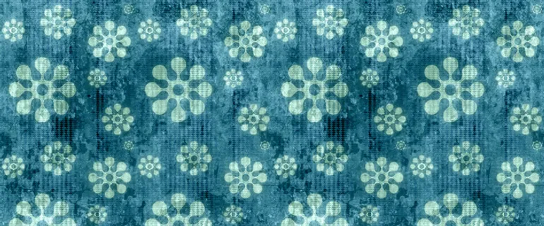 无缝蓝色花纹背景高清