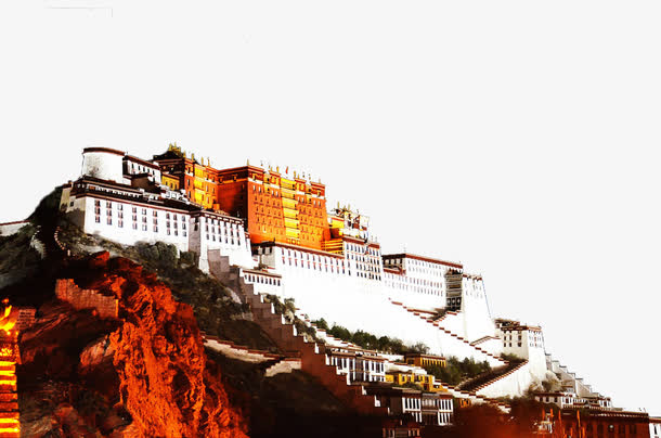 布达拉宫免抠