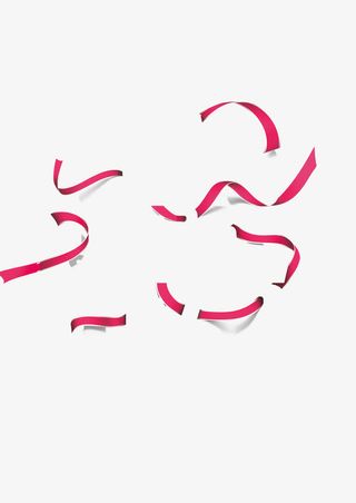 漂浮紫色彩带免抠