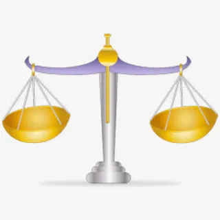 象征着正义的天平免抠